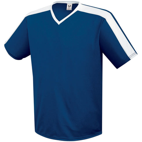 Russell Athletic Genesis Soccer Jersey (322730), Color 'Navy/White'